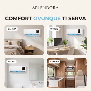 Mini Condizionatore e Riscaldatore Portatile 2 in 1