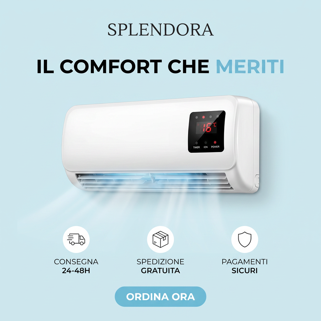 Mini Condizionatore e Riscaldatore Portatile 2 in 1